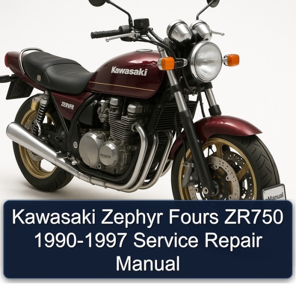 Kawasaki Zephyr Fours ZR750 1990-1997 Service Repair Manual