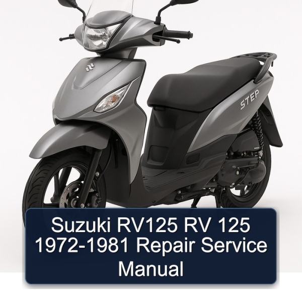 Suzuki RV125 RV 125 1972-1981 Repair Service Manual