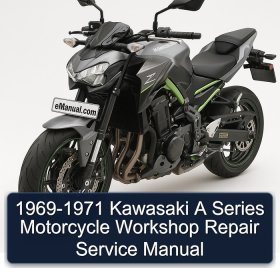 1969-1971 Kawasaki A Series Motorcycle Workshop Repair Service Manual