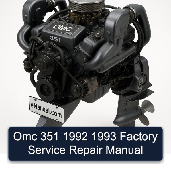 Omc 351 1992 1993 Factory Service Repair Manual