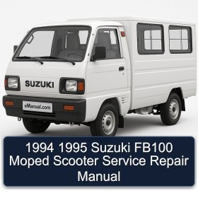 1994 1995 Suzuki FB100 Moped Scooter Service Repair Manual