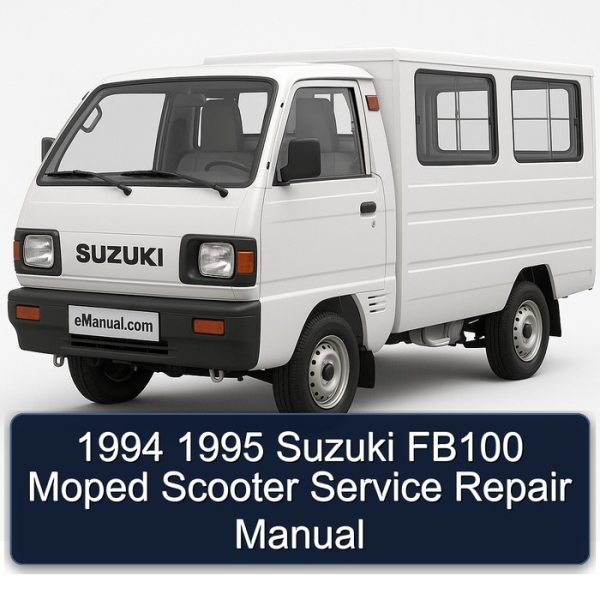 1994 1995 Suzuki FB100 Moped Scooter Service Repair Manual