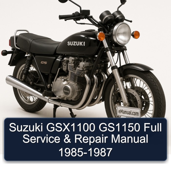 Suzuki GSX1100 GS1150 Full Service & Repair Manual 1985-1987