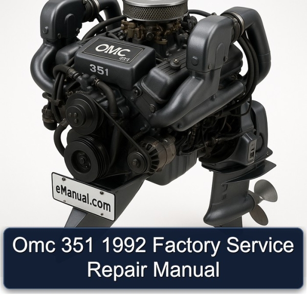 Omc 351 1992 Factory Service Repair Manual