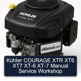 Kohler COURAGE XTR XT6 XT7 XT-6 XT-7 Manual Service Workshop