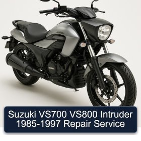 Suzuki VS700 VS800 Intruder 1985-1997 Repair Service