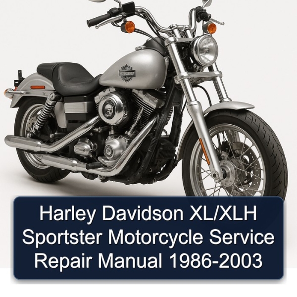 Harley Davidson XL/XLH Sportster Motorcycle Service Repair Manual 1986-2003