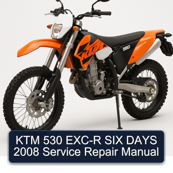 KTM 530 EXC-R SIX DAYS 2008 Service Repair Manual
