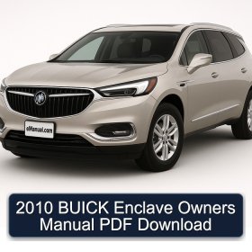 2010 BUICK Enclave Owners Manual PDF Download