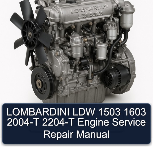 LOMBARDINI LDW 1503 1603 2004-T 2204-T Engine Service Repair Manual