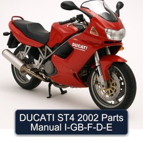 DUCATI ST4 2002 Parts Manual I-GB-F-D-E