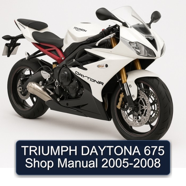 TRIUMPH DAYTONA 675 Shop Manual 2005-2008