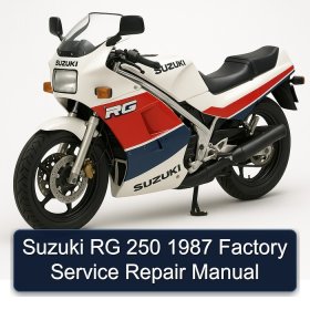 Suzuki RG 250 1987 Factory Service Repair Manual