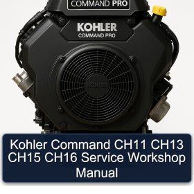 Kohler Command CH11 CH13 CH15 CH16 Service Workshop Manual