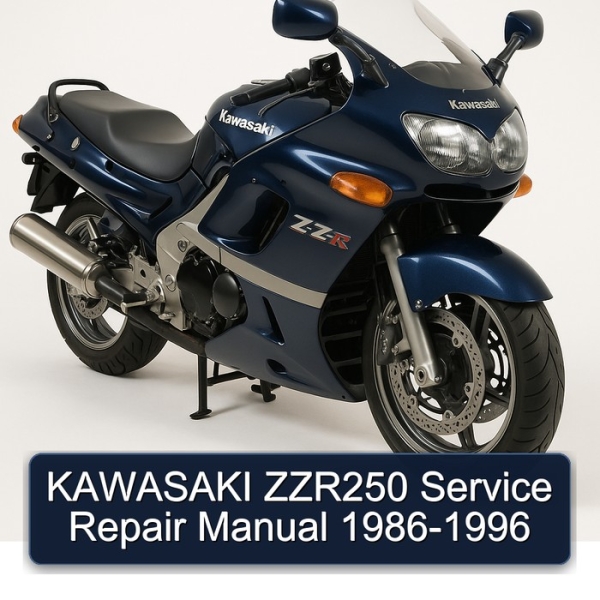 KAWASAKI ZZR250 Service Repair Manual 1986-1996