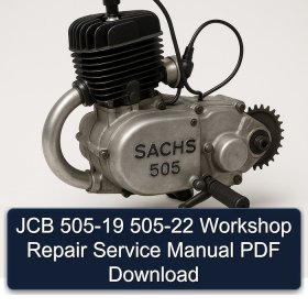 JCB 505-19 505-22 Workshop Repair Service Manual PDF Download