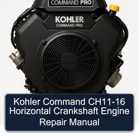 Kohler Command CH11-16 Horizontal Crankshaft Engine Repair Manual
