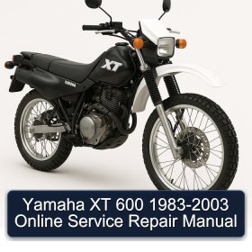 Yamaha XT 600 1983-2003 Online Service Repair Manual