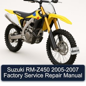 Suzuki RM-Z450 2005-2007 Factory Service Repair Manual
