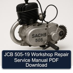 JCB 505-19 Workshop Repair Service Manual PDF Download