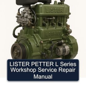LISTER PETTER L Series Workshop Service Repair Manual