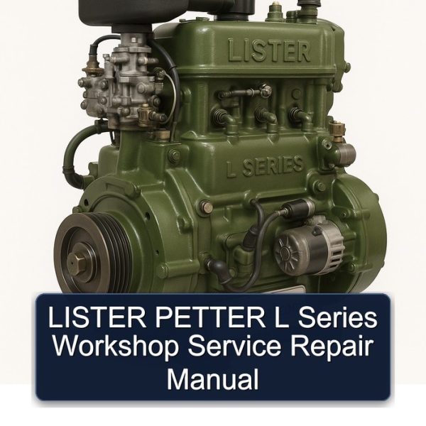 LISTER PETTER L Series Workshop Service Repair Manual