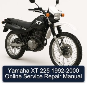 Yamaha XT 225 1992-2000 Online Service Repair Manual