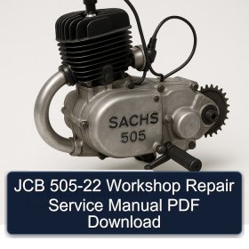 JCB 505-22 Workshop Repair Service Manual PDF Download