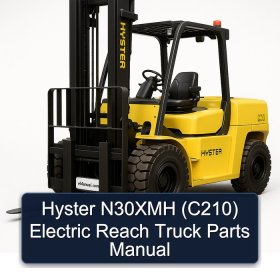 Hyster N30XMH (C210) Electric Reach Truck Parts Manual