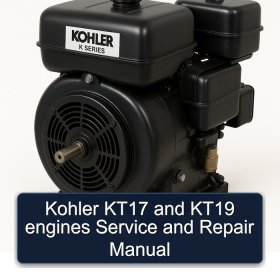 Kohler KT17 and KT19 engines Service and Repair Manual