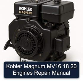 Kohler Magnum MV16 18 20 Engines Repair Manual