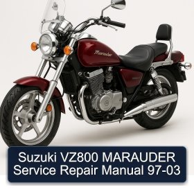 Suzuki VZ800 MARAUDER Service Repair Manual 97-03
