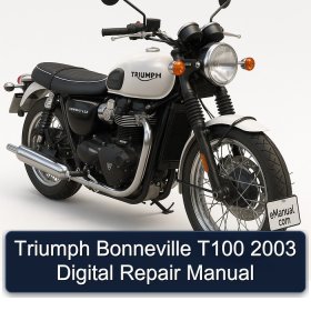 Triumph Bonneville T100 2003 Digital Repair Manual