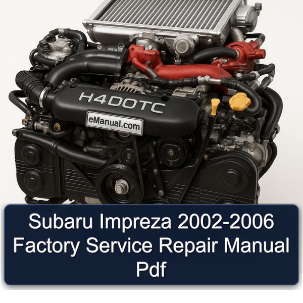 Subaru Impreza 2002-2006 Factory Service Repair Manual Pdf