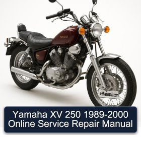 Yamaha XV 250 1989-2000 Online Manual de servicio y reparación