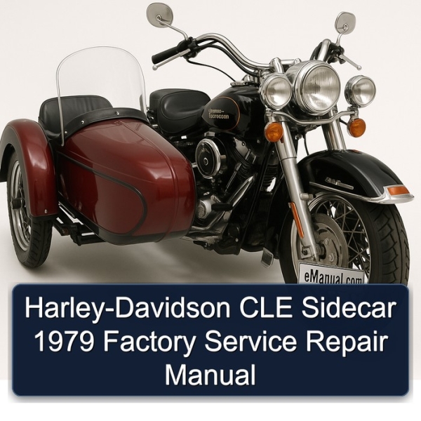 Harley-Davidson CLE Sidecar 1979 Factory Service Repair Manual