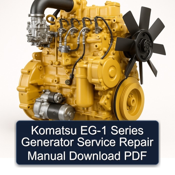 Komatsu EG-1 Series Generator Service Repair Manual Download PDF