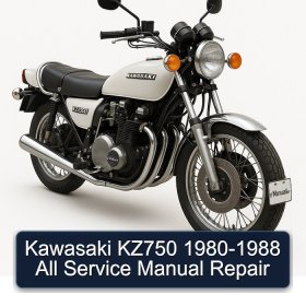 Kawasaki KZ750 1980-1988 All Service Manual Repair