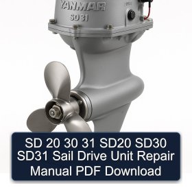 SD 20 30 31 SD20 SD30 SD31 Sail Drive Unit Repair Manual PDF Download
