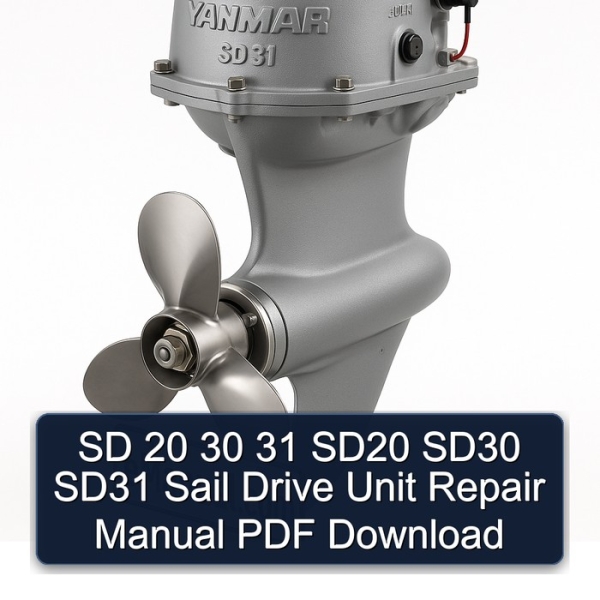 SD 20 30 31 SD20 SD30 SD31 Sail Drive Unit Repair Manual PDF Download