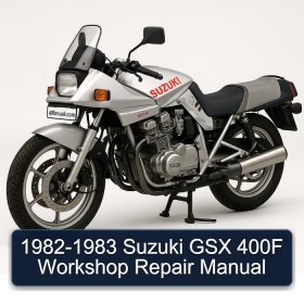 1982-1983 Suzuki GSX 400F Workshop Repair Manual