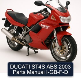 DUCATI ST4S ABS 2003 Parts Manual I-GB-F-D