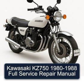 Kawasaki KZ750 1980-1988 Full Service Repair Manual