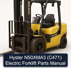 Hyster N50XMA3 (C471) Electric Forklift Parts Manual