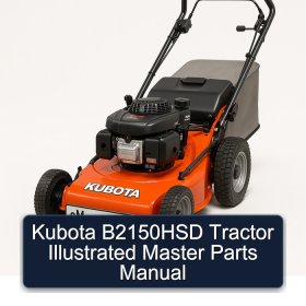 Kubota B2150HSD Tractor Illustrated Master Parts Manual