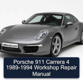 Porsche 911 Carrera 4 1989-1994 Workshop Repair Manual