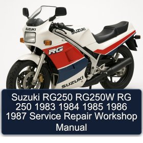 Suzuki RG250 RG250W RG 250 1983 1984 1985 1986 1987 Service Repair Workshop Manual