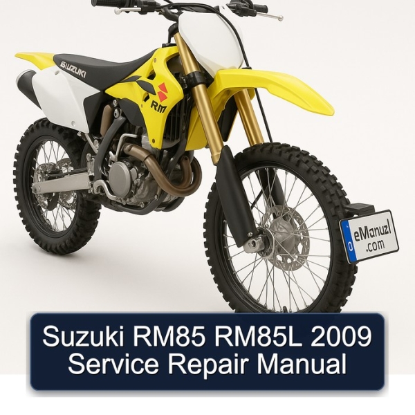 Suzuki RM85 RM85L 2009 Service Repair Manual