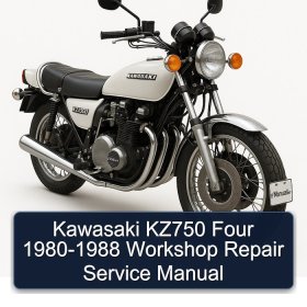 Kawasaki KZ750 Four 1980-1988 Workshop Repair Service Manual