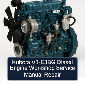 Kubota V3-E3BG Diesel Engine Workshop Service Manual Repair